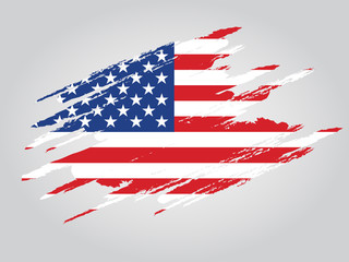 American flag vector 