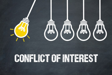 Fototapeta premium Conflict of interest