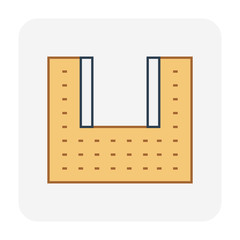 soil excavation icon