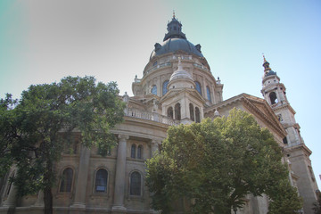 Fototapeta na wymiar St. Stephen's Basilica Budapest