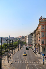 Naklejka premium Streets of budapest hungary