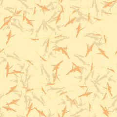 Desert camouflage of various shades of orange, beige and yellow colors
