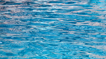 Expanse of water in the pool as an abstract background