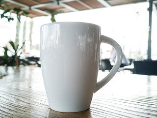 White coffee mug