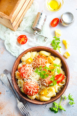 pasta with meatballs