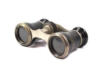 Vintage Metal Ornate Tea Pot on White Background