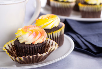 Chocolate Cupcake With Buttercream Icing