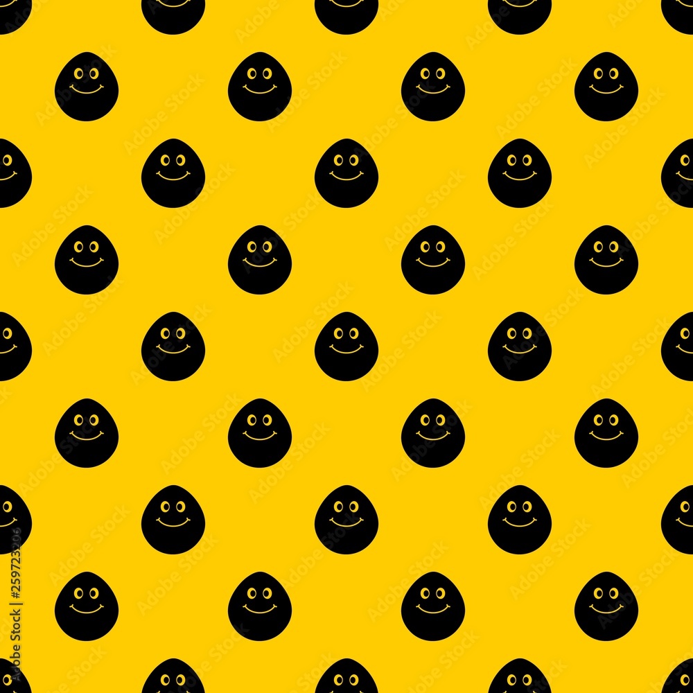 Poster smiling lime pattern seamless vector repeat geometric yellow for any design