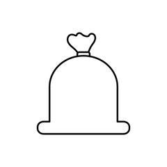 Bag outline icon,logo illustration