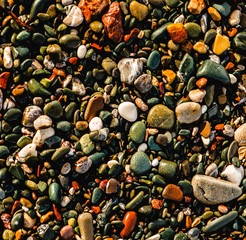 Background from sea stones in Cyprus