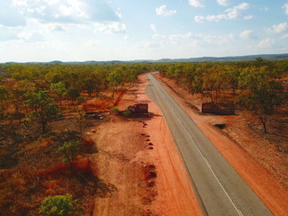 Burrundie, Australia - Jun 14, 2018. Entrance to the aboriginal lands of Kakadu National Park, which is a protected area in the Northern Territory of Australia.