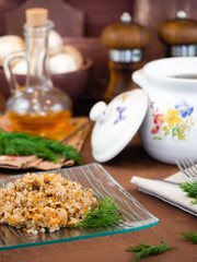 buckwheat porridge with mushrooms