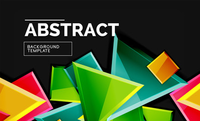 Shiny style geometric background