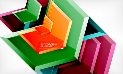 Arrow geometrical abstract background, directional wallpaper concept