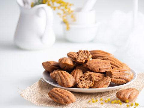 Buckwheat Madeleine Cookies