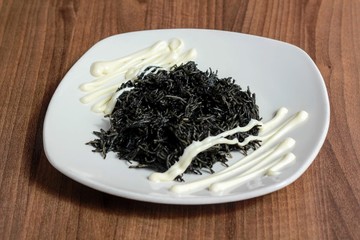 Fideos negros fideua