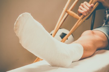 Soccer football player sport plaster,  treatment.