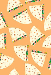 Mexican food pattern 13