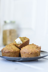 Vegan Banana Nut Muffins 