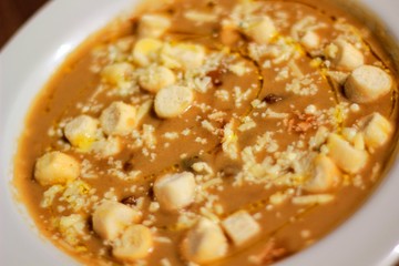Pure de verduras y pan