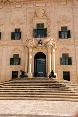 Fototapeta na wymiar The Grand Master's Palace is a building located in the city of Valletta in Malta.