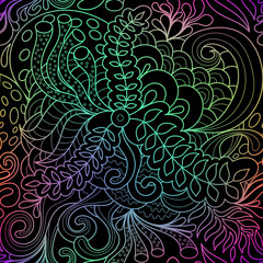 Colorful abstract pattern. Psychedelic art. Gradient 