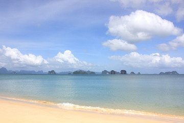 Fototapeta na wymiar Beautiful beach of Koh Yao Noi island, Thailand