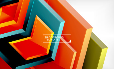 Techno arrow background, template design