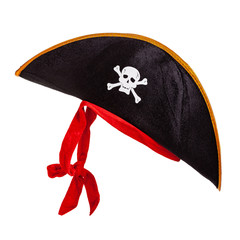 Pirate hat with crossbones