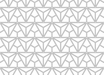 The geometric pattern with lines. Seamless vector background. White and grey texture. Graphic modern pattern. Simple lattice graphic design.
