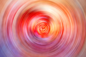 Abstract Background Of colorful Spin Circle Radial Motion Blur.