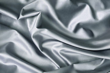 beautiful folds of gray fabric