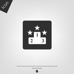 Champion podium icon