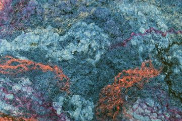 art color felt background texture, wool handmade textile