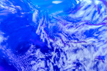 Blue sea water background