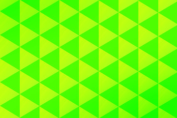 Fond géométrique triangulaire vert vif