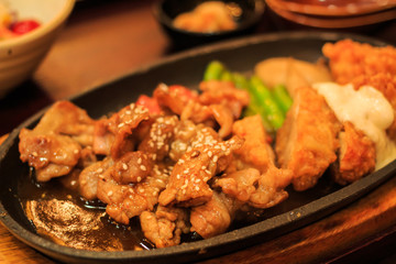 Fried Chicken in Shop, Phuket Province Thailand