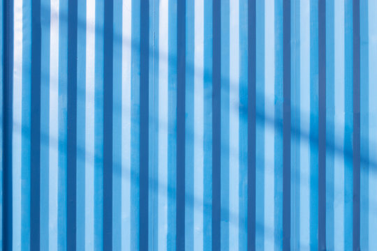 Blue Striped Wall