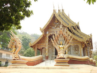 Naklejka premium temple in thailand