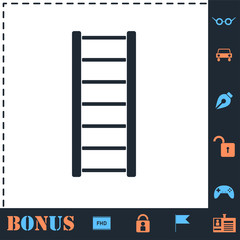 Ladder icon flat