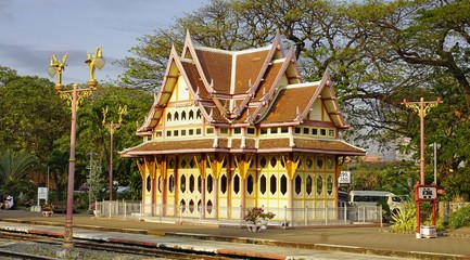 royal railway pavilion in hua hin thailand