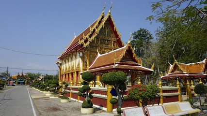 wat tongchai temple complex in phetchaburi