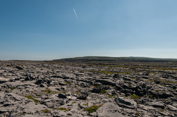 Irlanda, Parco Nazionale del Burren (Boireann), i paesaggi lunari.