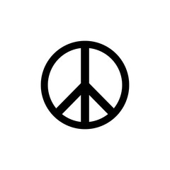 Peace sign vector illustration