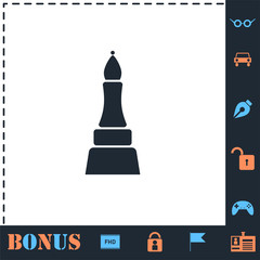 Chess icon flat