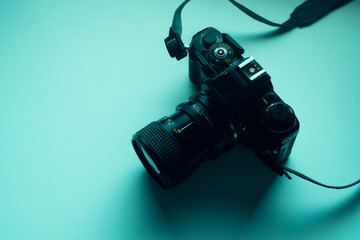 old camera product shot	