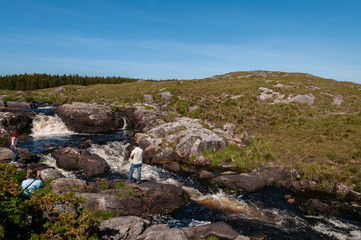 Irlanda. Parco nazionale di Connemara. Area naturale protetta dell'Irlanda occidentale...