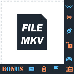 MKV icon flat