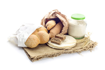 A variety of bakery products