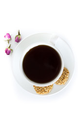 cup of tea with traditional arabic cookies. Barazik Ma’amol, GHRAYBEH